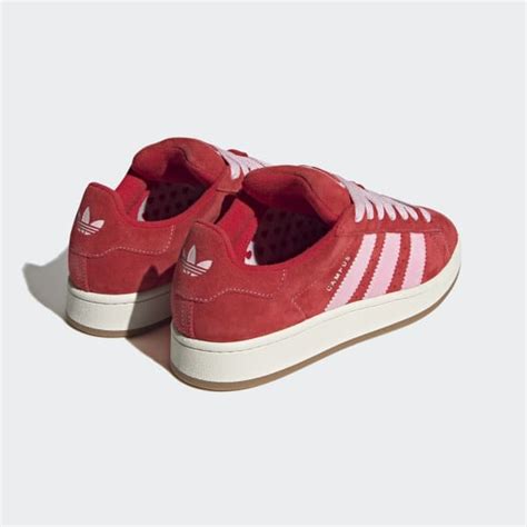 adidas campus rood met beige|Adidas campus schoenen.